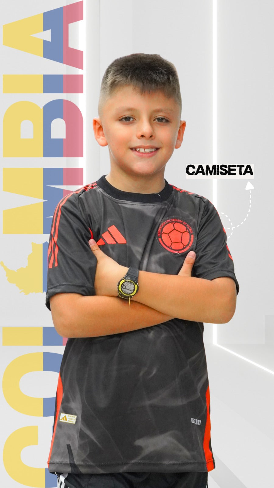 Camiseta Colombia 2024 P/Niño