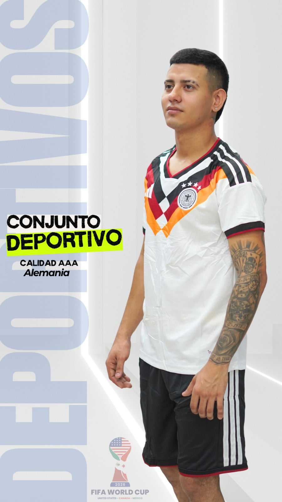 Selección De Fútbol Replica De Alemania Mundial 2026 AAA